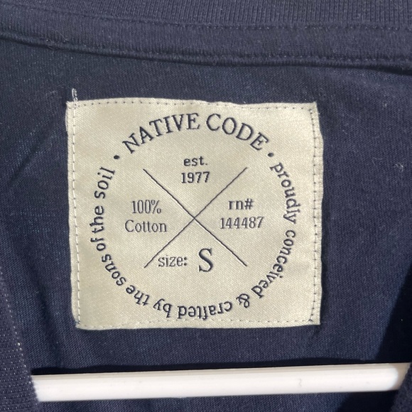 Native Code Men’s Tee Small - Picture 3 of 3